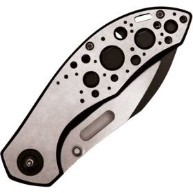 8.5" Assisted Open Pocket Knife Silver
