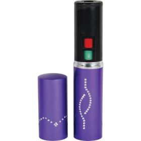 25,000,000 Volt Recharge Lipstick Stun Gun Flashlight, purple