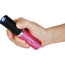 25,000,000 Volt Recharge Lipstick Stun Gun  Flashlight, pink