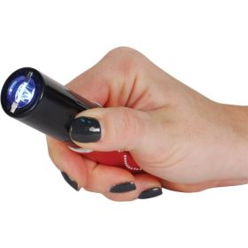 25,000,000 Volt Rechargeable Lipstick Stun Gun  Flashlight, red