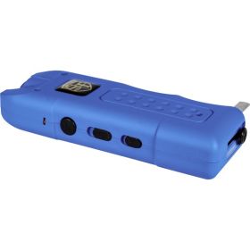 80,000,000 volt Multi Guard Stun Gun  Flashlight Charger Blue