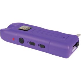 80,000,000  MultiGuard Stun Gun Flashlight Built Charger Purple