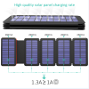 Solar Mobile Phone Charger  20000 mAh Wireless Adapter