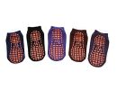 6 Pairs Adult Non-Skid Socks Yoga Pilates Ballet Mens Womens