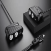 car direct plug 1 + 1 cigarette holder USB1 + 1
