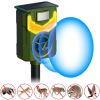 Solar Ultrasonic Animal Repeller   Light USB Charge Motion