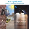 Solar Power Motion  Spotlights 2000lm Security w/ Dual Head