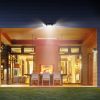 Solar Wall  74 LEDs 3 Adjustable  Motion Sensor Flood Light IP65