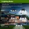 Solar Wall  74 LEDs 3 Adjustable  Motion Sensor Flood Light IP65