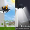 Solar Wall  74 LEDs 3 Adjustable  Motion Sensor Flood Light IP65