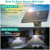 Solar Lights Outdoor Motion Sensor Solar Panel 4 Heads 333Pcs