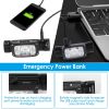 Rechargeable MotionSensor Headlamp 9 Modes PhoneCharging