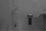 Digital Clip Cam For Security Guards  Magnetic Back Voice REC