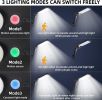 2Pack Solar Lights 48LED Waterproof Motion Sensor 3 Modes