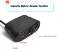car direct plug 1 + 1 cigarette holder USB1 + 1