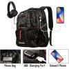 OPACK Ex Lrg RFID-Safe Travel Black Backpack TSA Friendly