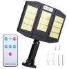 Solar Wall  Remote Control Wireless Lamps IP45 Waterproof