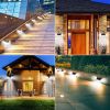 208 LED Solar Power Light Motion Sensor  Yard Garden Wall