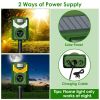 Solar Ultrasonic Animal Repeller   Light USB Charge Motion