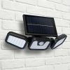 Solar Wall  74 LEDs 3 Adjustable  Motion Sensor Flood Light IP65