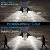 Solar Power Motion  Spotlights 2000lm Security w/ Dual Head