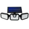 Solar Wall  74 LEDs 3 Adjustable  Motion Sensor Flood Light IP65