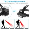 Rechargeable MotionSensor Headlamp 9 Modes PhoneCharging