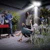 Solar Lights Outdoor Motion Sensor Solar Panel 4 Heads 333Pcs
