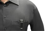 Digital Clip Cam For Security Guards  Magnetic Back Voice REC