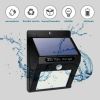 4 Pcs  LED Solar Lights Motion Sensor Wall Lights Garden Path