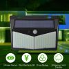 208 LED Solar Power Light Motion Sensor  Yard Garden Wall