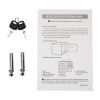 17E Home Use Electronic Password Steel Plate Safe  Black  XH