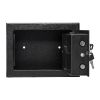 17E Home Use Electronic Password Steel Plate Safe  Black  XH