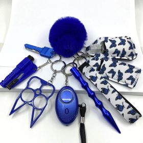 C Personal Safety Survival Women Alarm  Self Defense Keychain (style: Style12)
