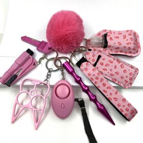 C Personal Safety Survival Women Alarm  Self Defense Keychain (style: Style4)