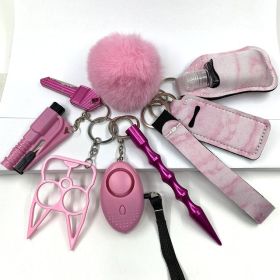 C Personal Safety Survival Women Alarm  Self Defense Keychain (style: Style2)