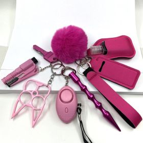 C Personal Safety Survival Women Alarm  Self Defense Keychain (style: Style7)