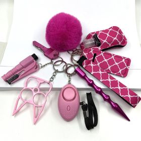 C Personal Safety Survival Women Alarm  Self Defense Keychain (style: Style5)