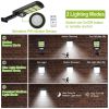 Solar Power Wall Lights Outdoor 100LED Beads Motion Sensor
