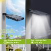 Solar Power Wall Lights Outdoor 100LED Beads Motion Sensor