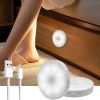 700mAh PIR Motion Sensor LED Night Light USB Rechargeable