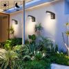 Inowel Wall Light Outdoor PIR Sensor LED Round Wall Sconce