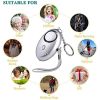 3packs Emergency Personal Alarm, 140DB  Siren Keychain