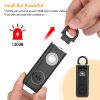 Rechargeable Personal Safety Alarm Portable 130dB  Siren