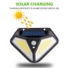 1pc Solar LED Security Light Waterproof Motion Sensor 3 Modes