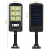 Solar Power Wall Lights Outdoor 100LED Beads Motion Sensor