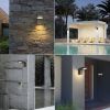 Inowel Wall Light Outdoor PIR Sensor LED Round Wall Sconce